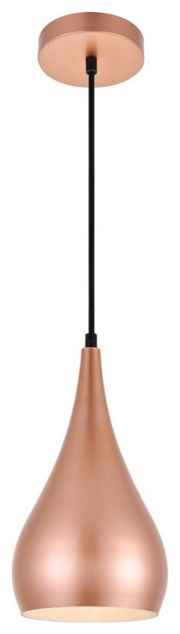 Nicholas 1-Light Honey Gold Pendant