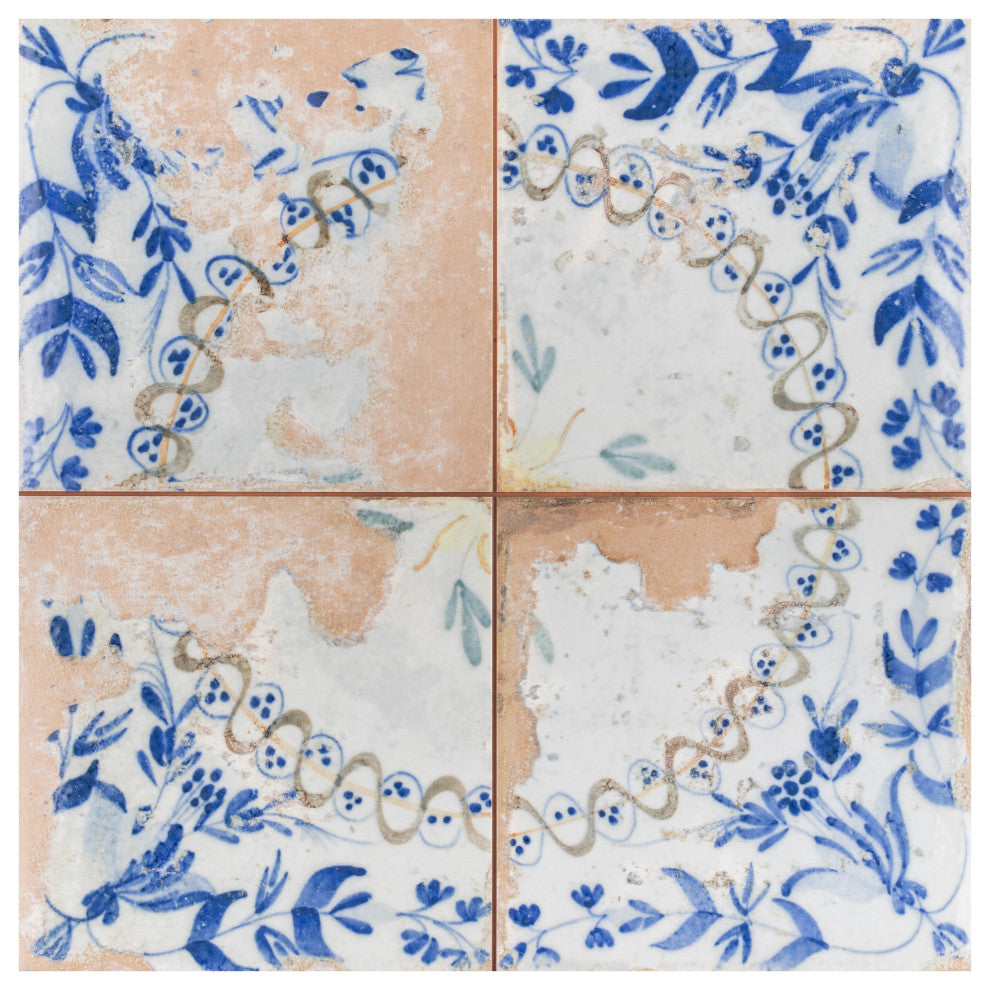 Kings Luxe Heritage Ornate Ceramic Floor and Wall Tile