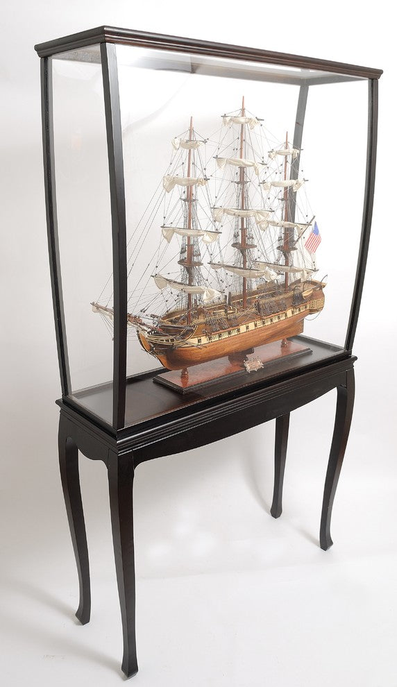 Display Case Dark Mahogany color with Legs
