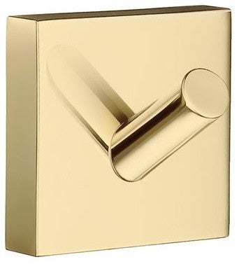 House - Towel Hook, Polished Brass Laqured