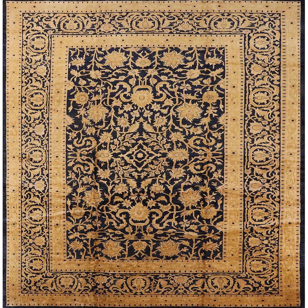 Ahgly Company Indoor Square Mid-Century Modern Area Rugs, 4' Square