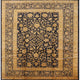Ahgly Company Indoor Square Mid-Century Modern Area Rugs, 4' Square
