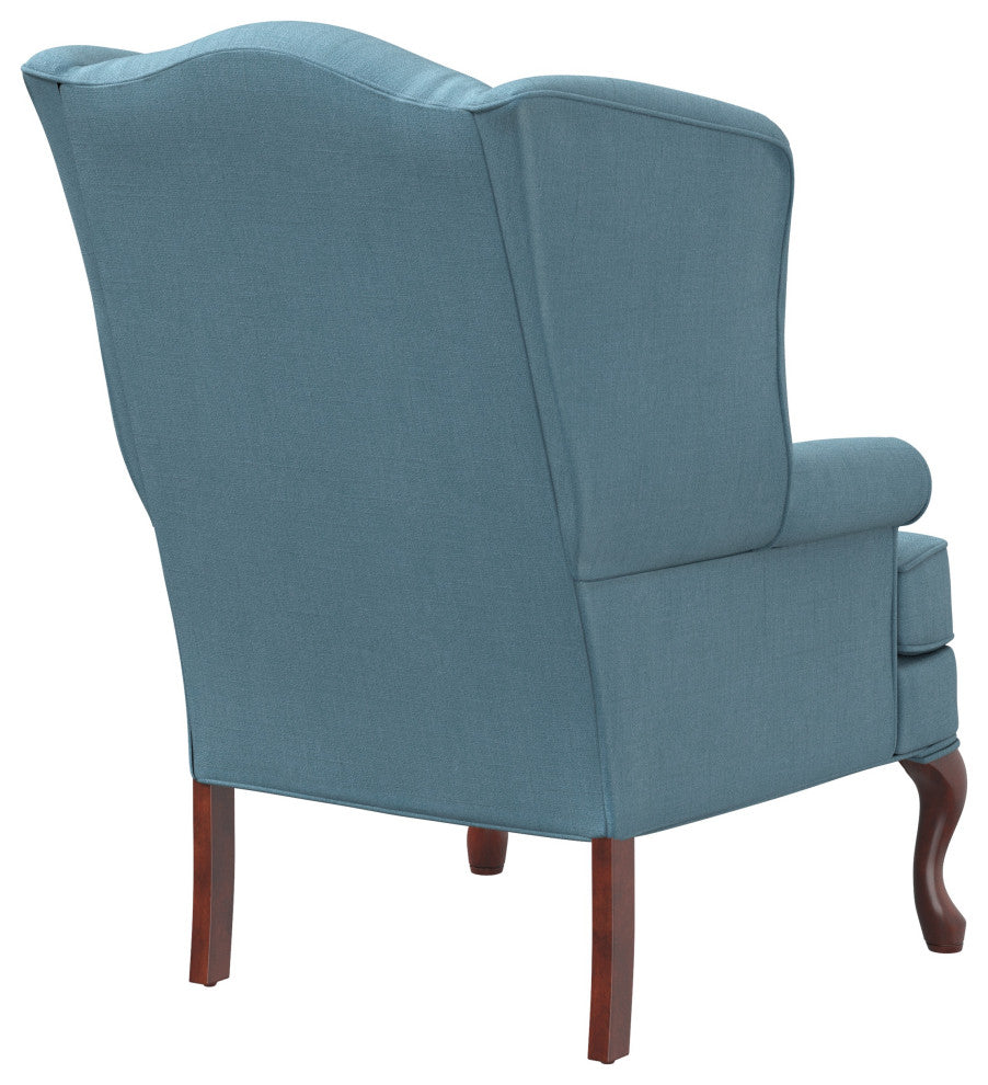 Erin Wingback Chair, Blue