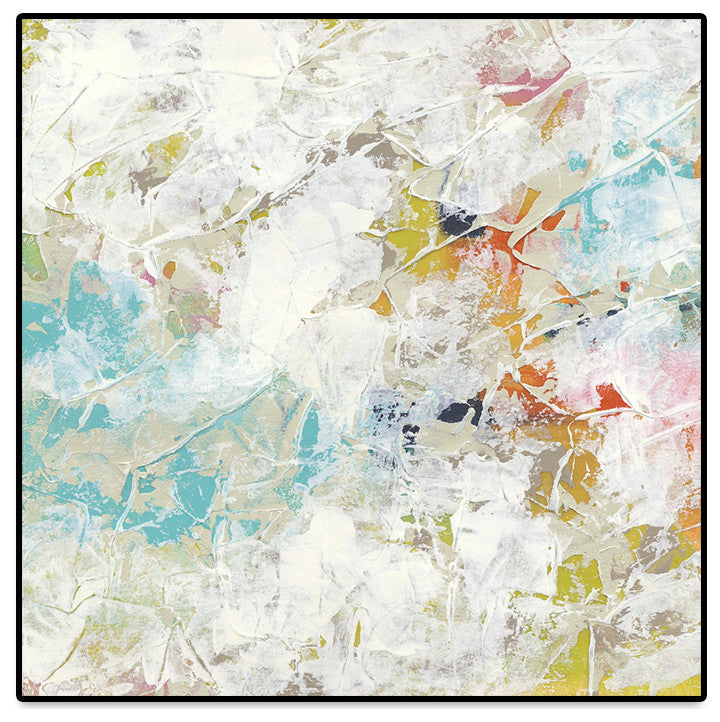 "Frost II" Oversized Framed Canvas, 45" x 45"