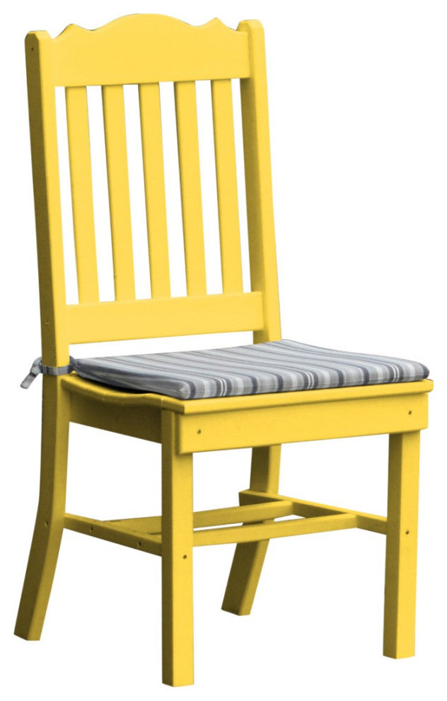 Poly Lumber Royal Dining Chair, Lemon Yellow