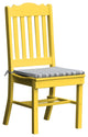 Poly Lumber Royal Dining Chair, Lemon Yellow