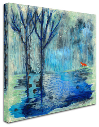 Wyanne 'Tranquil Travels' Canvas Art, 18"x18"