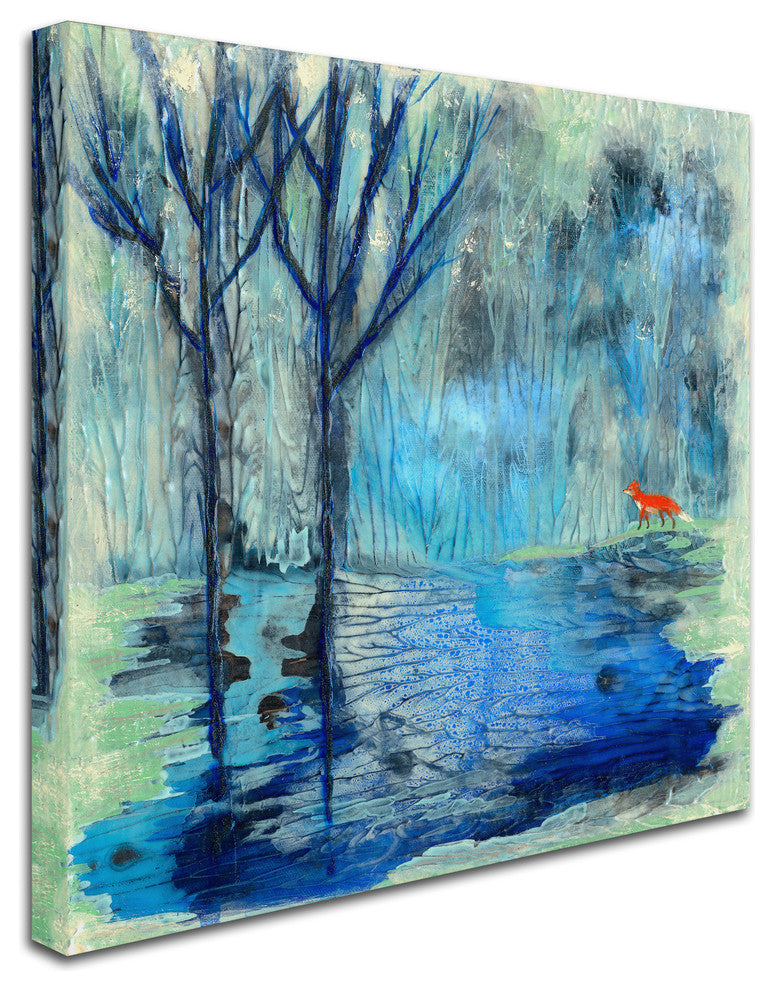 Wyanne 'Tranquil Travels' Canvas Art, 18"x18"
