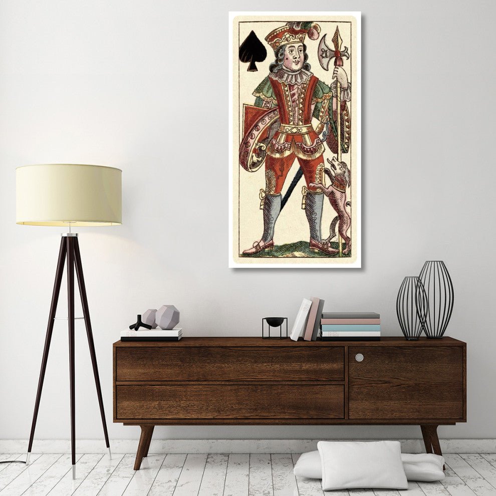 "Knave of Spades (Bauern Hochzeit Deck)" Paper Art, 32"x62"