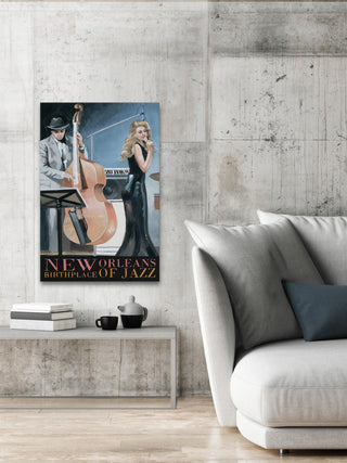 "Sing and Play" Painting Print on Wrapped Canvas, 16x24
