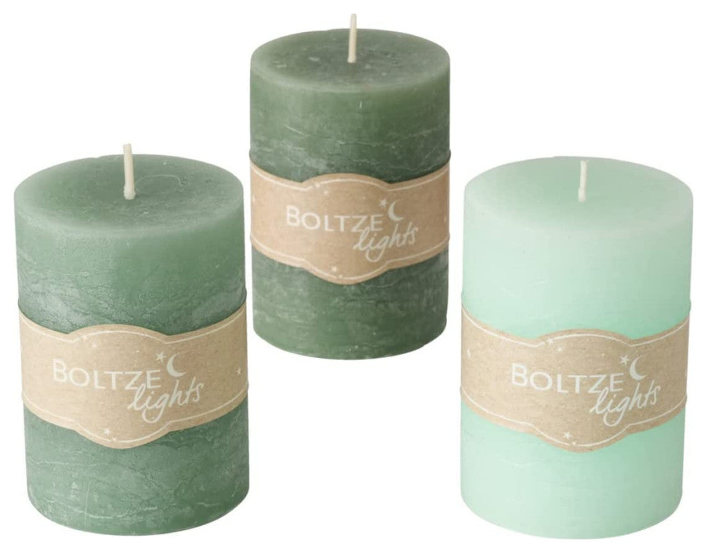 Spring Green Candle Set