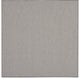 8' Charcoal Square Geometric Power Loom Area Rug