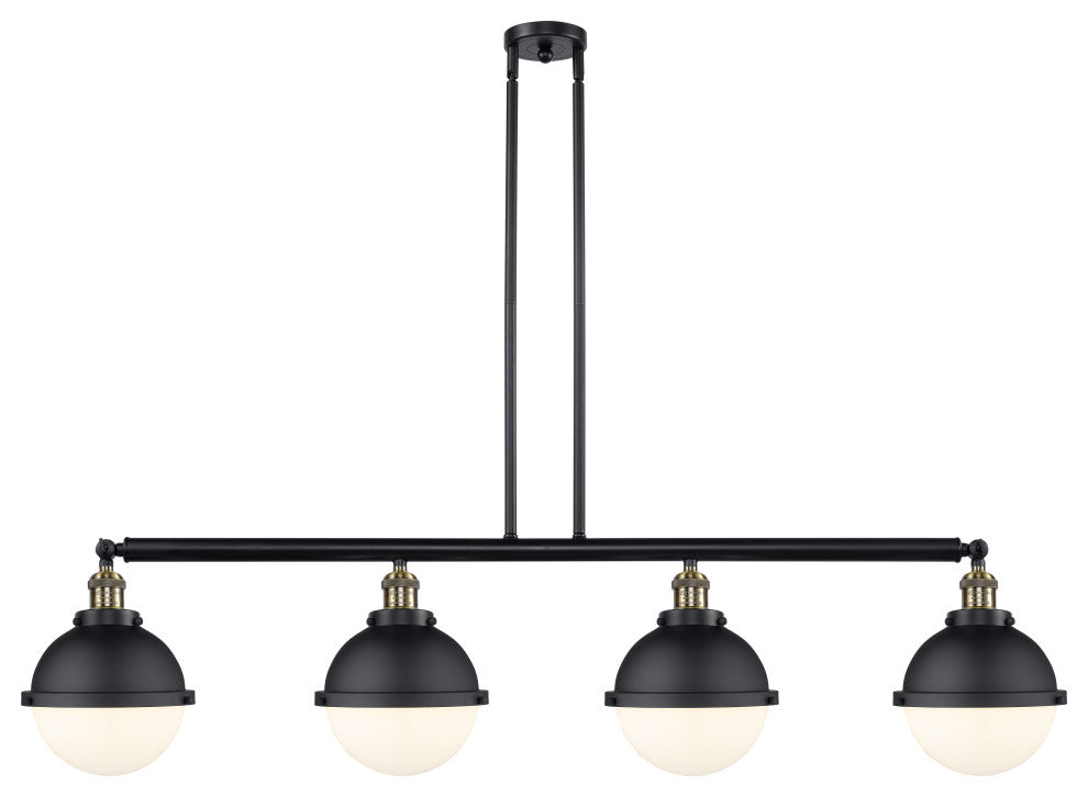 INNOVATIONS 214-BAB-HFS-81-BK-LED 4-Light Island Light Matte Black