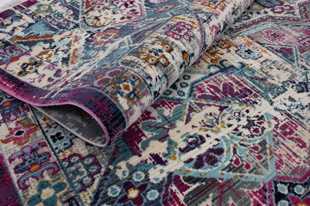 Noori Rug Latif Tracey Pink/Blue Rug
