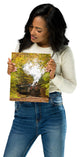 Wall Art Print Steam Train with Autumn Foliage Landscape Photo Unframed, 8" X 10"