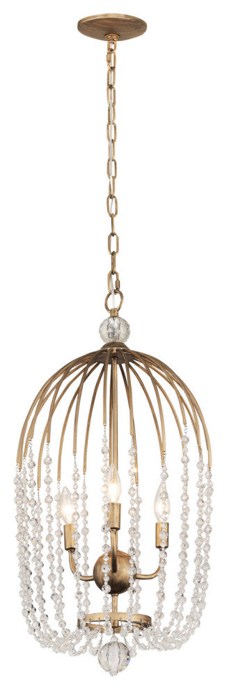 Varaluz-343F03HG-Three Light Pendant Havana Gold