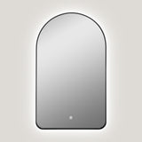 Rita 23.6 in. x 39.5 in. LED Metal Framed Bath Vanity Mirror, Black