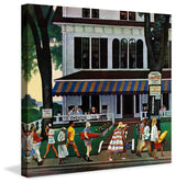 "Inn in Ogunquit" Painting Print on Canvas by John Falter