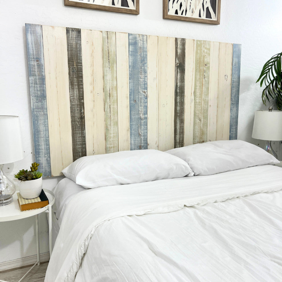Handcrafted Headboard, Leaner Style, Farmhouse Mix, Twin