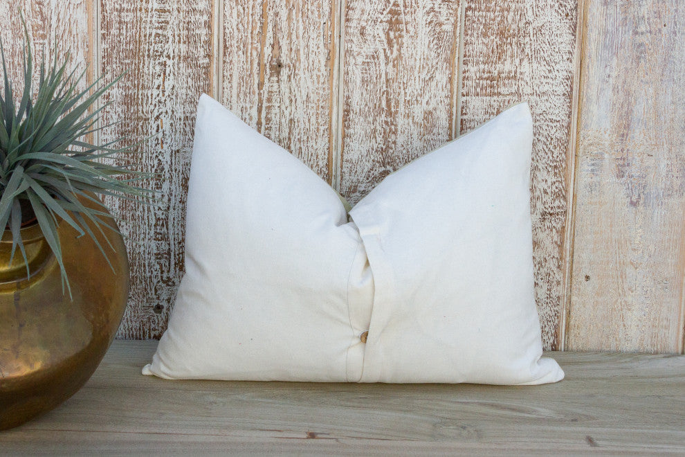 Puhor Tie Dyed Organic Silk Lumbar Pillow