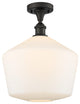 Innovations 516-1C-OB-G651-12-LED 1-Light Semi-Flush Mount, Oil Rubbed Bronze