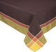 Riviera Table Linens 60"x60" Tablecloth, Coffee
