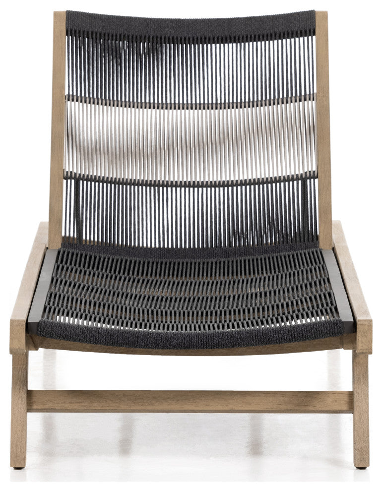 Julian Outdoor Chaise Lounge-Brown