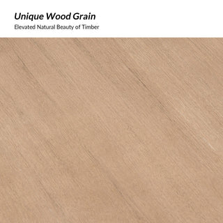 54"W Solid Wood Round Dining Table, Natural