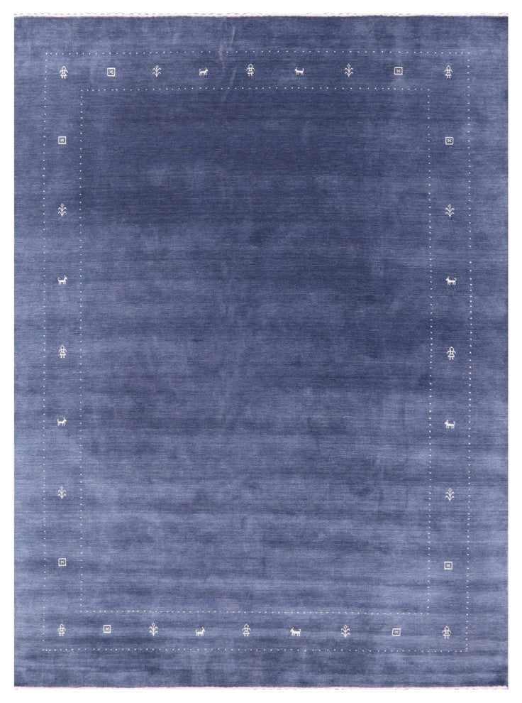Persian Gabbeh Handmade Wool Rug 9' 0" X 12' 0" Q11364