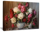 "Bouquet of Blooming Peonies" Wall Art Canvas, 40"x30"