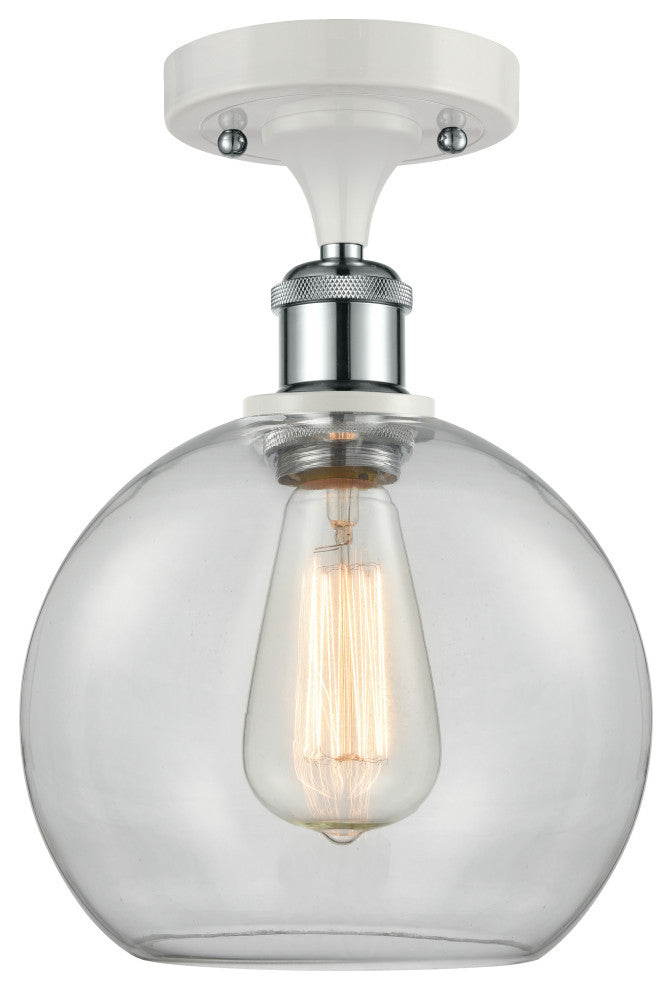 Innovations Lighting 516-1C-WPC-G122-8 Athens 1 Light 8" Semi-Flush Mount