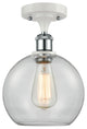 Innovations Lighting 516-1C-WPC-G122-8 Athens 1 Light 8" Semi-Flush Mount