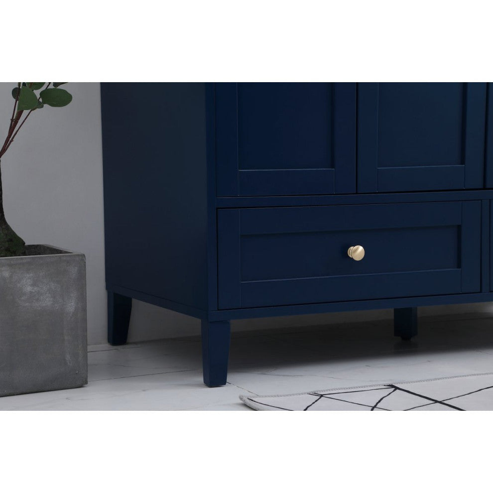 Elegant Decor Sommerville Bathroom Vanity Blue