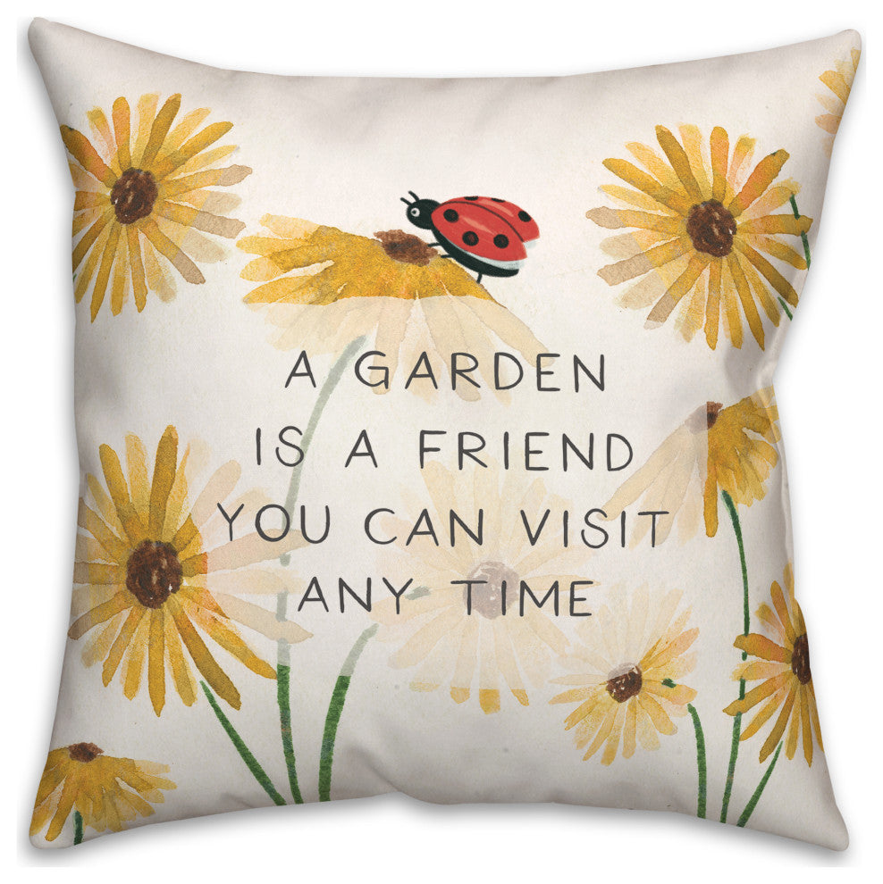 Garden Friend 3 20x20 Spun Poly Pillow