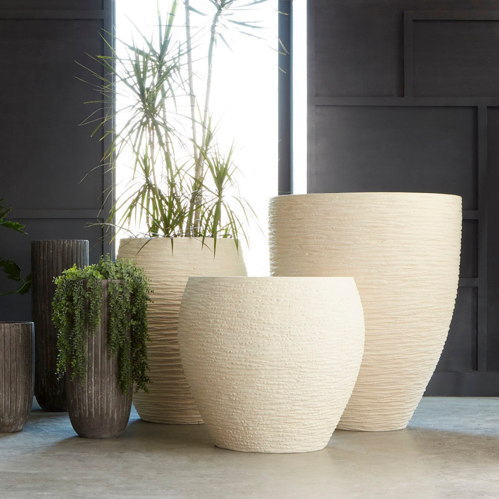 Lourdes Planter, Gray, Medium