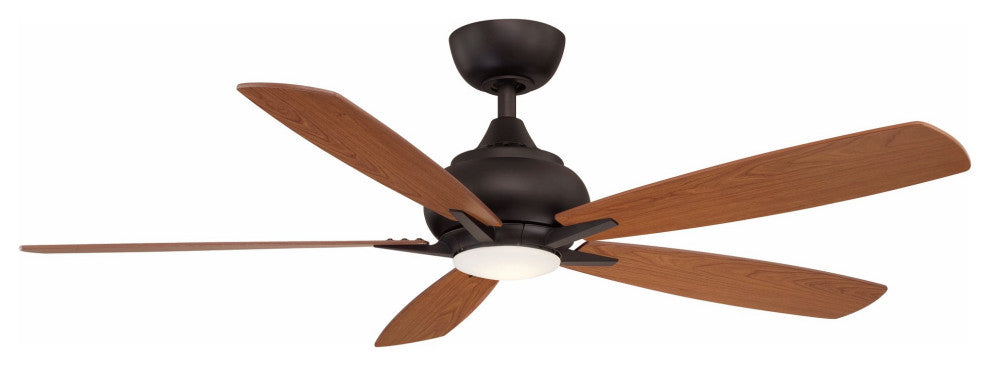 Fanimation Doren-52 Doren 52" 5 Blade Indoor Ceiling Fan - Remote - Dark Bronze