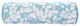 Waverly WP011 Throw Pillow, Turquoise, 6" x 20"