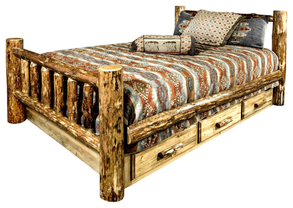 Glacier Country Collection Bed With Storage, Twin