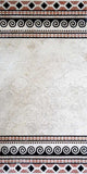 Roman Floor Mosaic, Scalia, 34"x69"