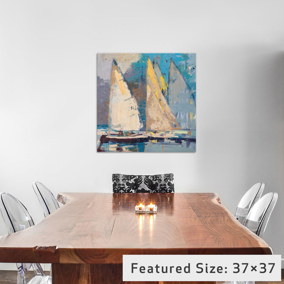 "Breeze Sail and Sky" by Beth A. Forst, 37x37x1.5