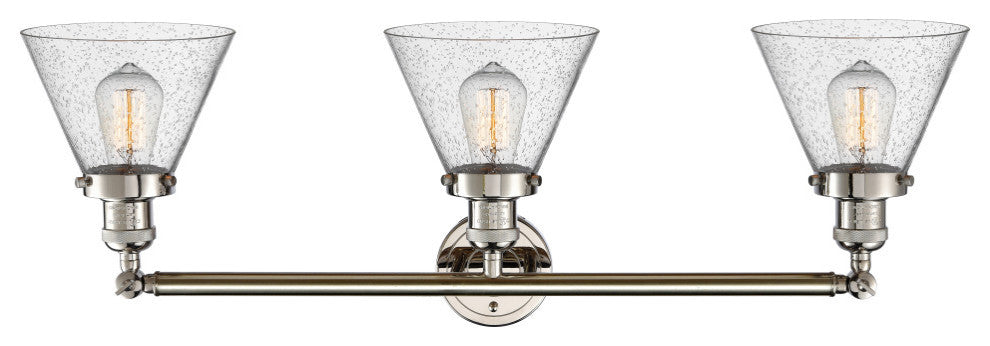 Innovations Lighting 205-Pn-G44-Led 3 Light Dimmable Led Bathroom Fixture