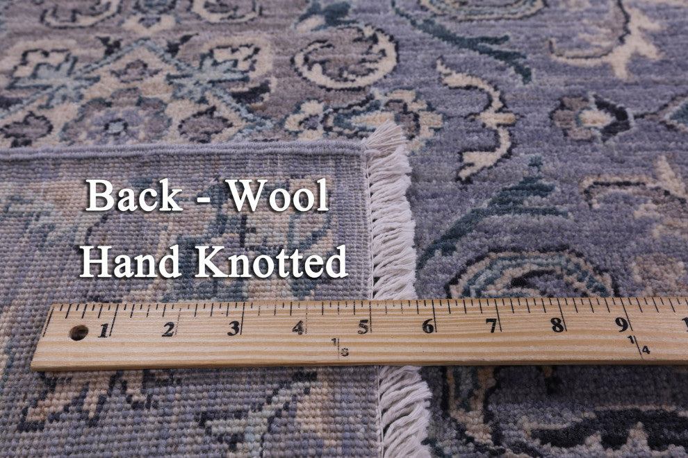 8' 8" X 11' 9" Persian Tabriz Hand Knotted Wool Rug - Q13750