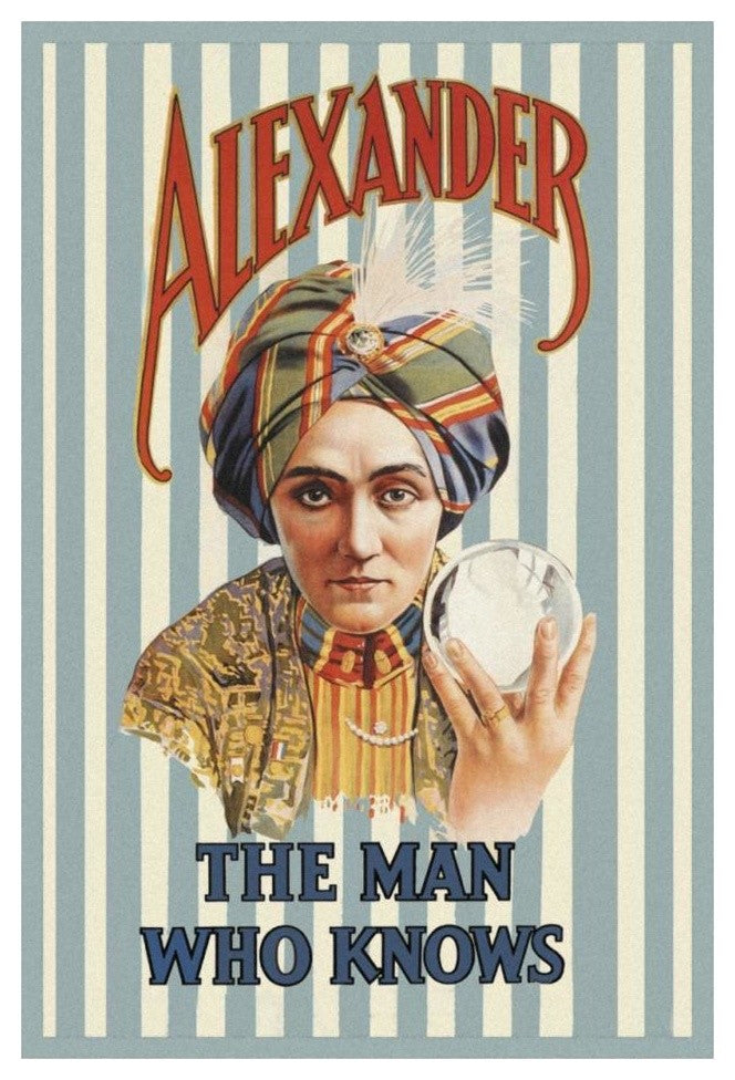 "Magicians: Alexander, The Man Who Knows" Paper Print by Moody Brothers, 22"x32"