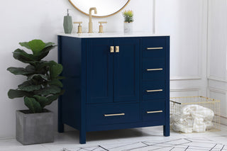 Isabel Blue 32" Single Sink Bathroom Vanity