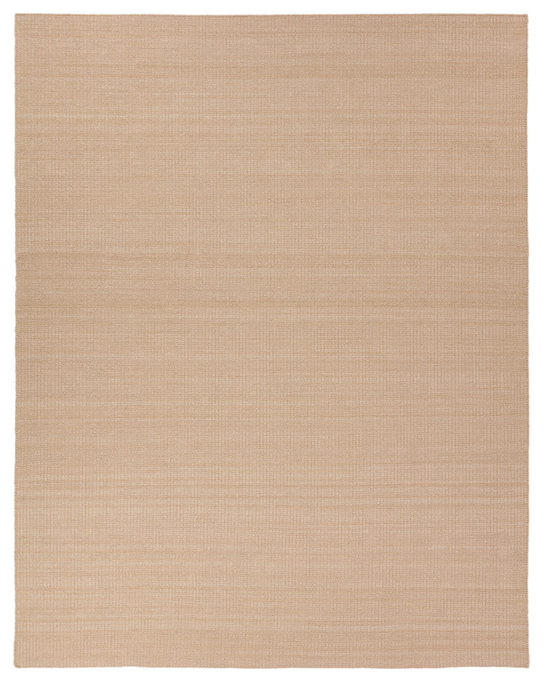 Jaipur Living Facet Handmade Indoor/Outdoor Solid Tan Area Rug 2'X3'