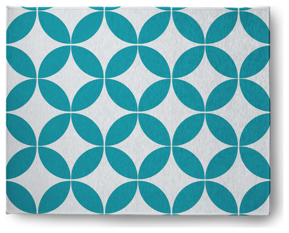 Eye Opener Spring Chenille Rug, Explorer Blue, 8'x10'