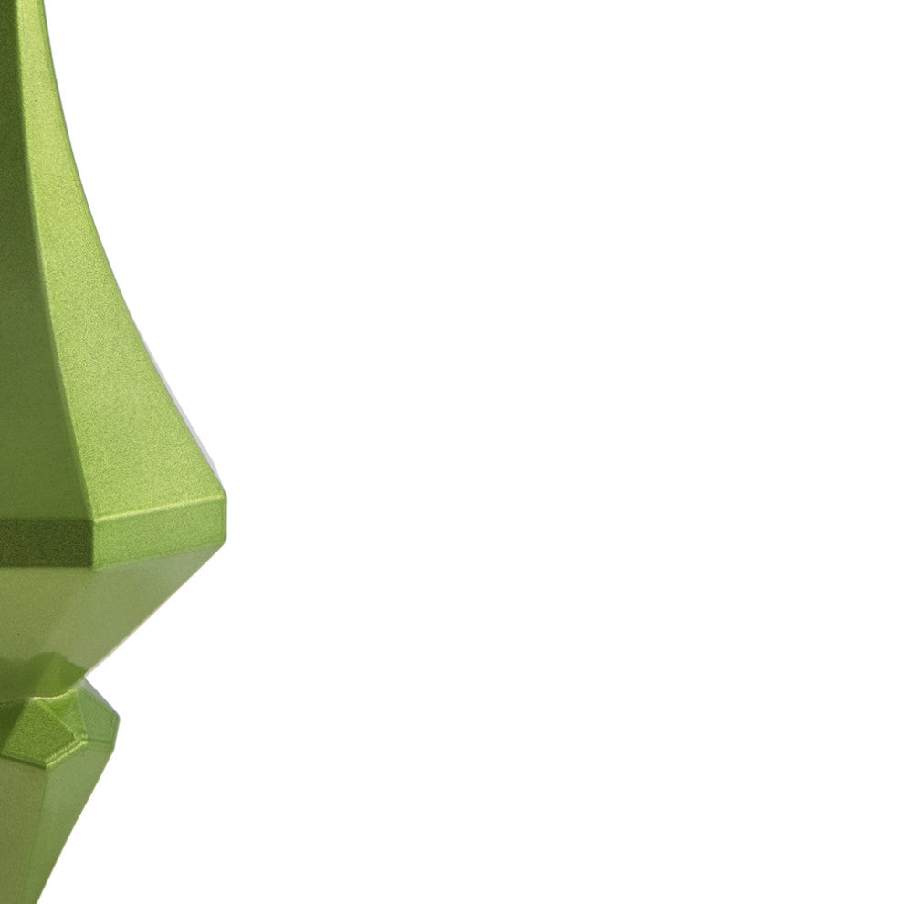 Vickerman Mc191054D 8" Celadon Candy Finish Diamond Finial Ornament Pack of 2