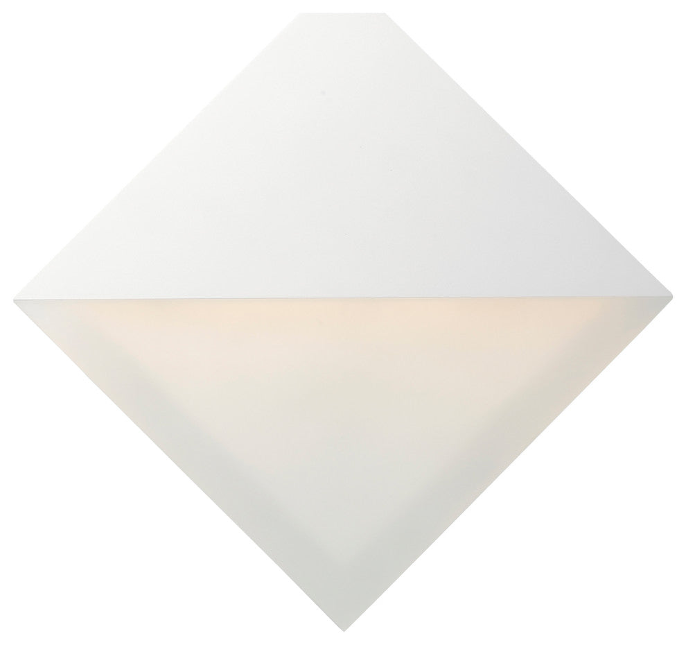 Alumilux: Glow LED Outdoor Wall Sconce, White