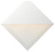 Alumilux: Glow LED Outdoor Wall Sconce, White