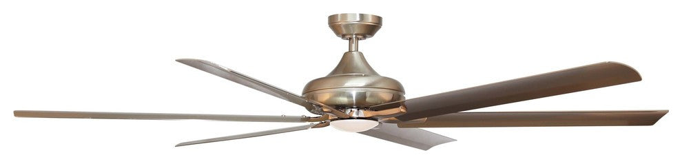 Exo 70'' Ceiling Fan, Stainless Steel